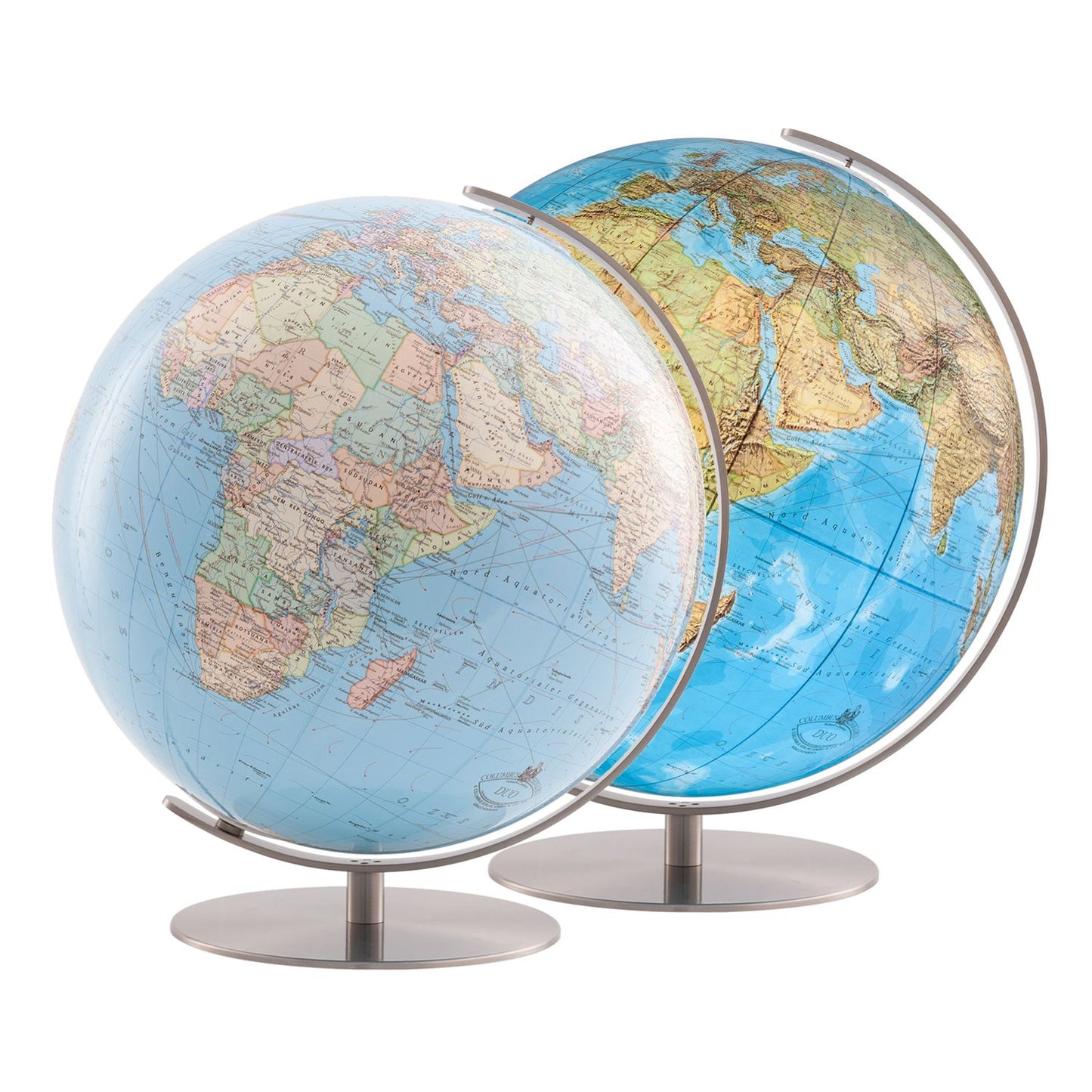 Columbus DUO Leuchtglobus OIDkompatibel D 34 cm, Englisches Kartenbild
