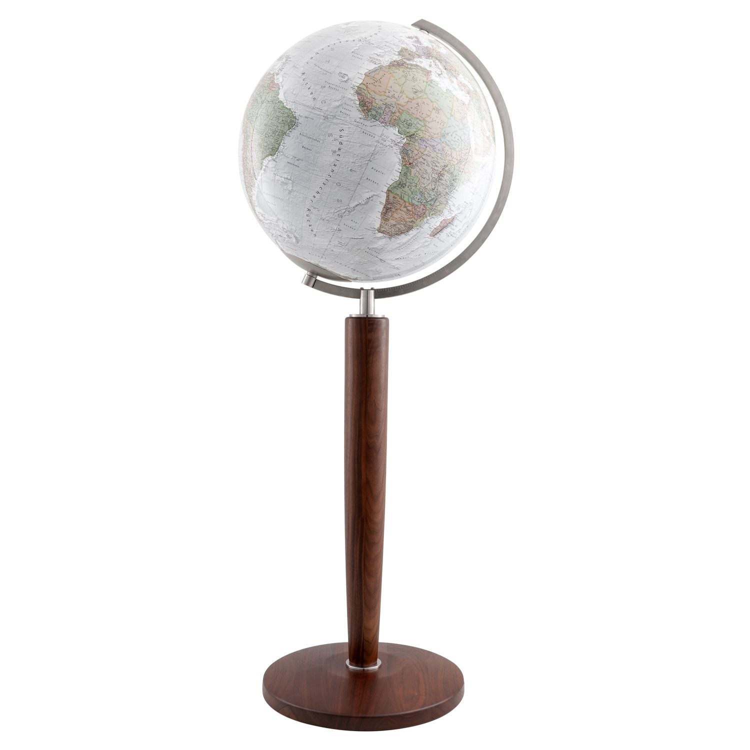 Columbus DUO ALBA Standglobus Khan D 51 cm Kristallglas Nussbaum