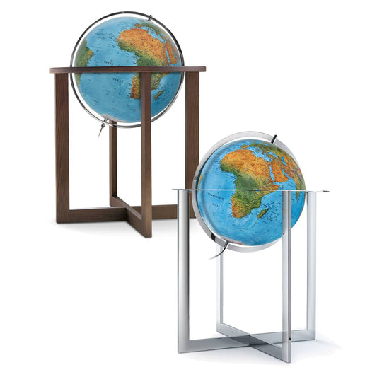 Räthgloben Stand-Leuchtglobus, handkaschiert, 50cm D, 103cm H, versch. Varianten