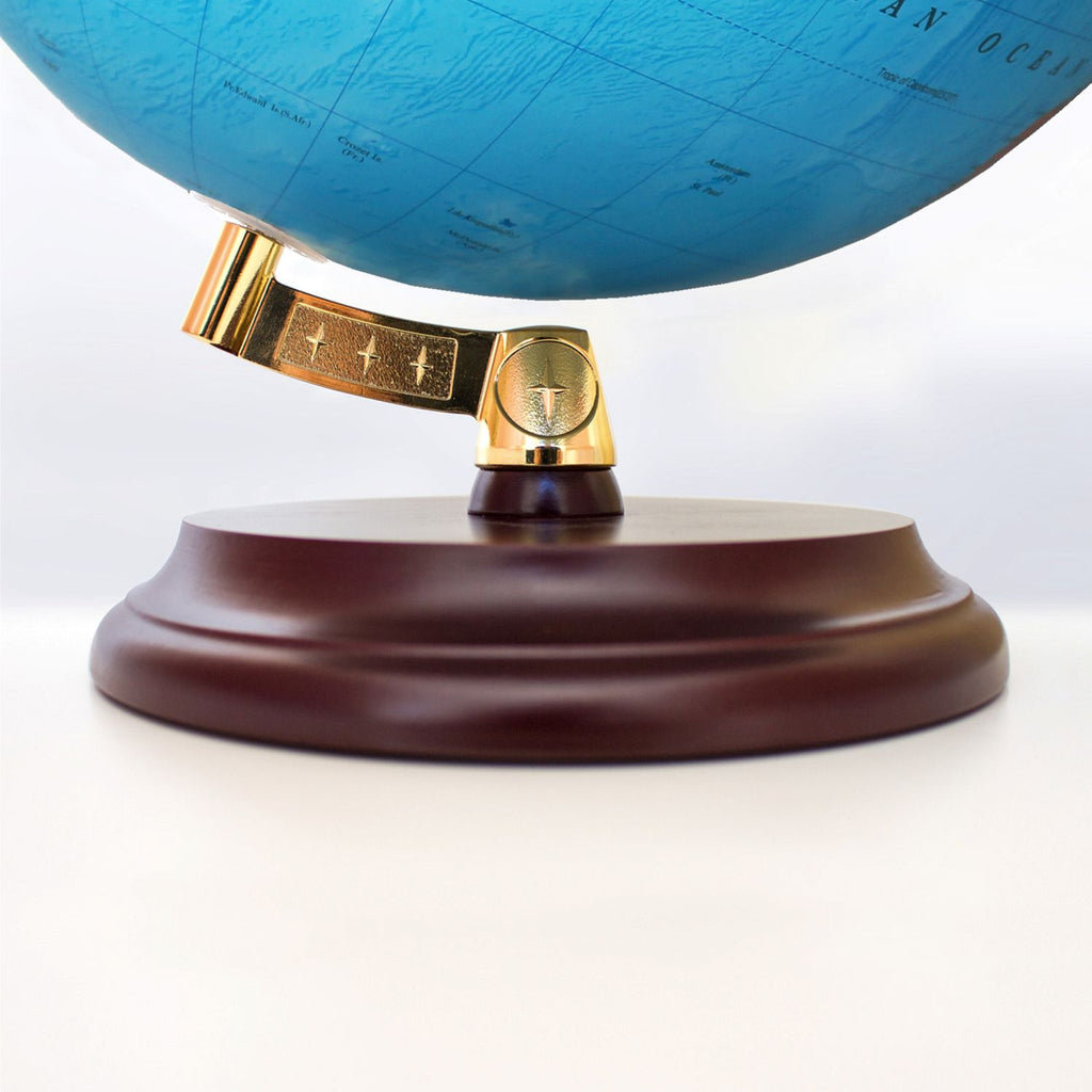 Magellan Vasa Globus 32 cm ohne Meridian mit Holzfuß, Verpackung